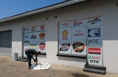 Vinyl signage